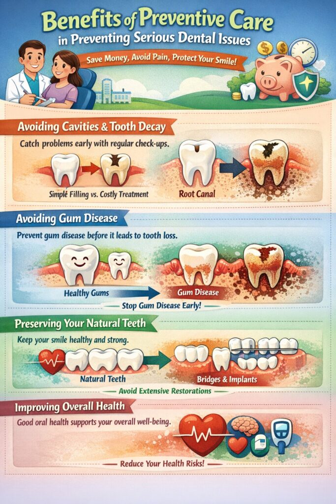 Benefits of Preventive Care in Preventing Serious Dental Issues
