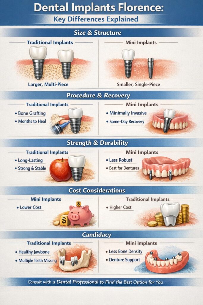Dental Implants Florence Key Differences Explained